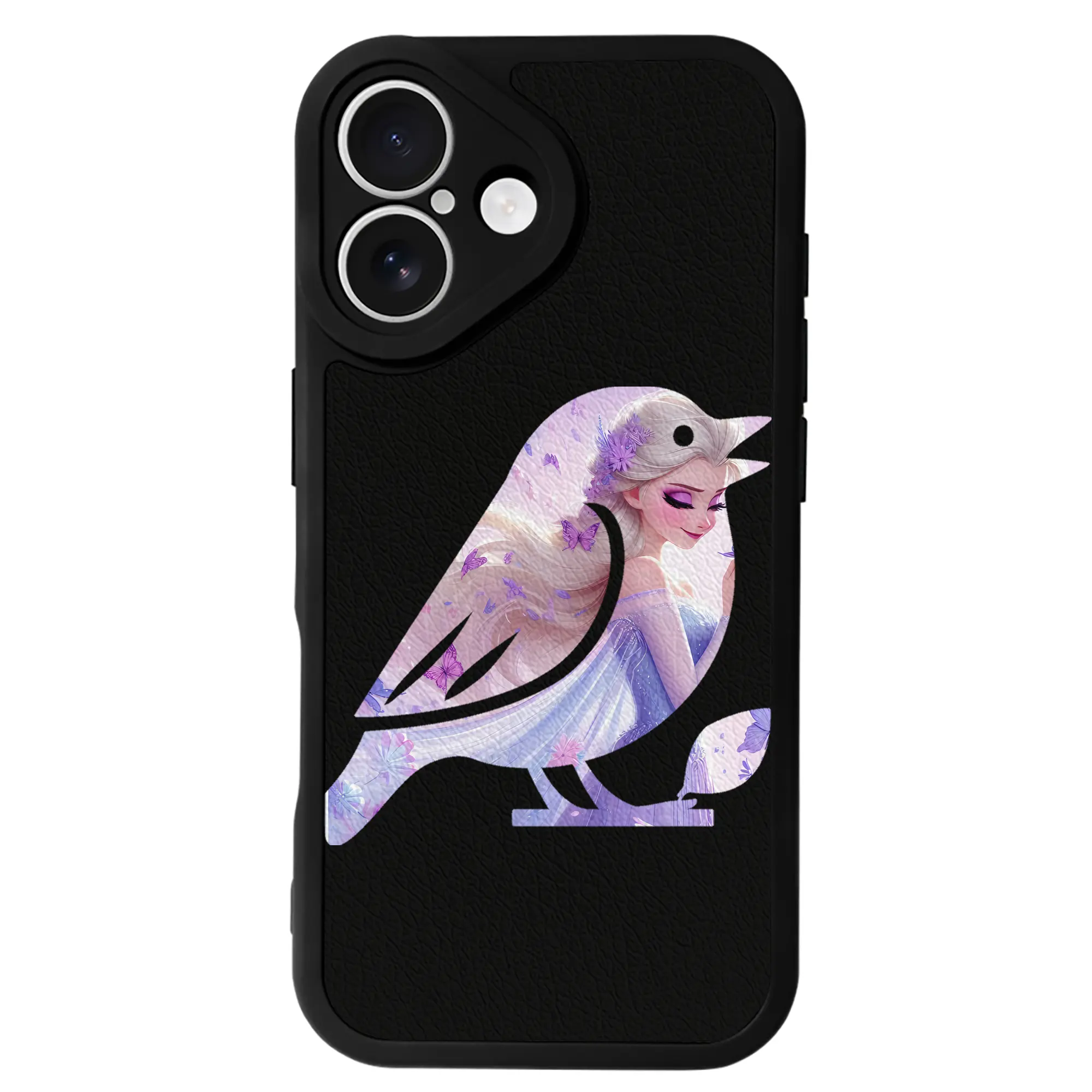 アナと雪の女王(Frozen) グッズ エルサ(Elsa) - IPhone 16シリーズ対応 ・ シリコンスマホケース ・ レザー調 ・ 高精度フィット ・ 耐衝撃 ・ ワイヤレス充電対応 ・ 精密カット